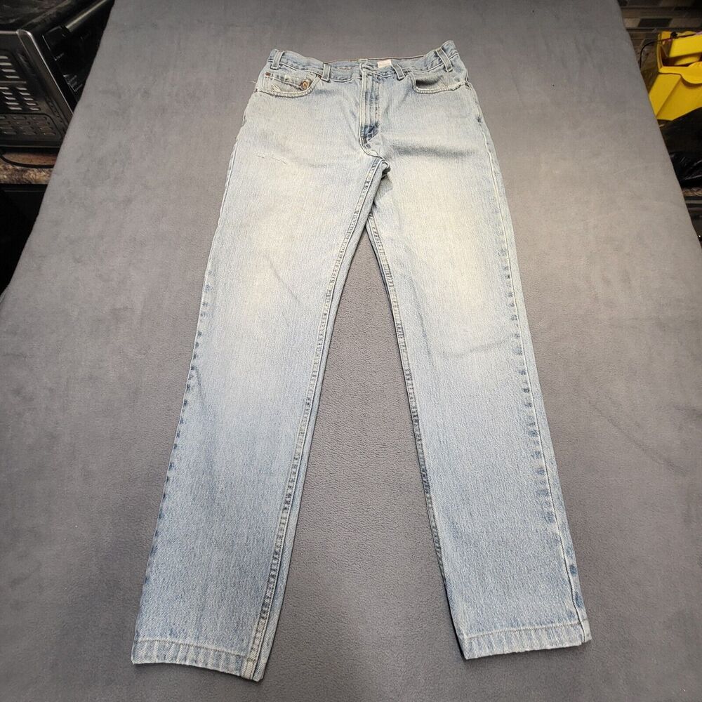 Levis 512 Jeans Mens Size 32x32 Blue Slim‎ Fit Taper Leg Distressed Denim